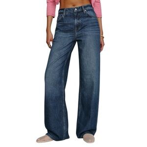 Reformation Palmer Lived In High Waist Baggy Wide Leg Jeans 32 33 EXCELLENT!!